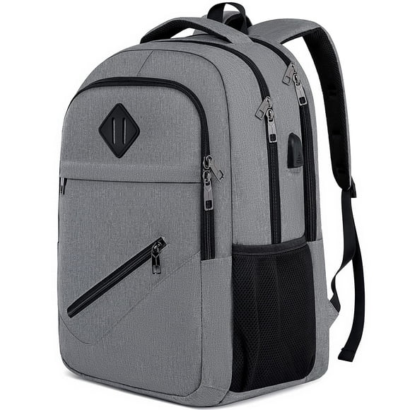 Mochila BIKROD para hombre y mujer, escuela, portátil de 15,6 pulgadas, puerto USB