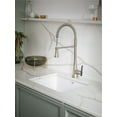 thumbnail image 4 of MOEN S5235SRS Sinema Single-Handle Pull-Down Sprayer Kitchen Faucet with Power Clean and Spring Spout in Spot Resist Stainless, 4 of 7