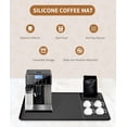 thumbnail image 3 of Silicone Mat, 24'' x 16'' With Raised Edges, Foldable Drainable Bar Accessories Fit Under Coffee Maker Espresso Machine for Kitchen Countertops, 3 of 8