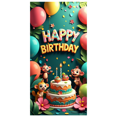 thumbnail image 3 of Cute Panda Birthday Theme Party Backdrop with Colorful Balloons and Gifts Banner Background for Photography Props Kids Celebration Event Decorations, 3 of 8