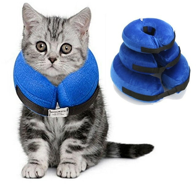 Dog Pet Collar Inflatable Anti-bite Injury Recovery Neck Protective Surgery Cone