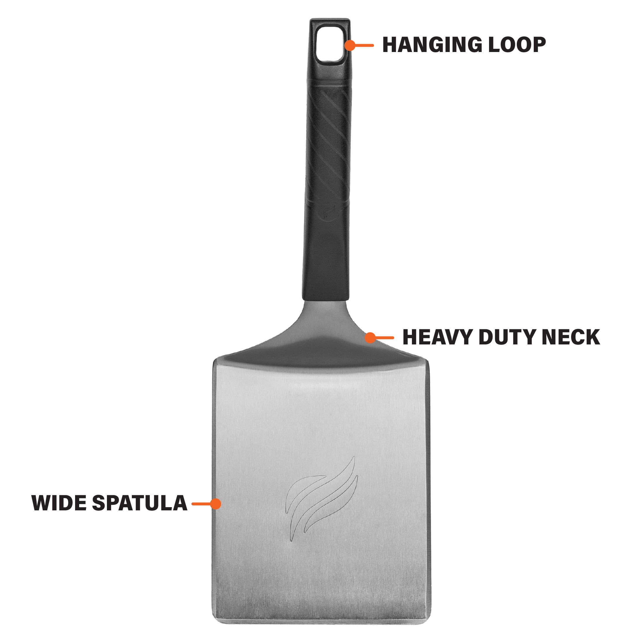 Blackstone Hamburger Spatula Extra Wide 15 in Stainless Steel Kitchen Spatula