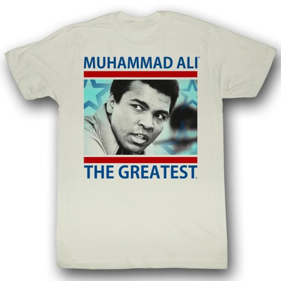 Muhammad Ali The Greatest Natural Adult T-Shirt 4Xl