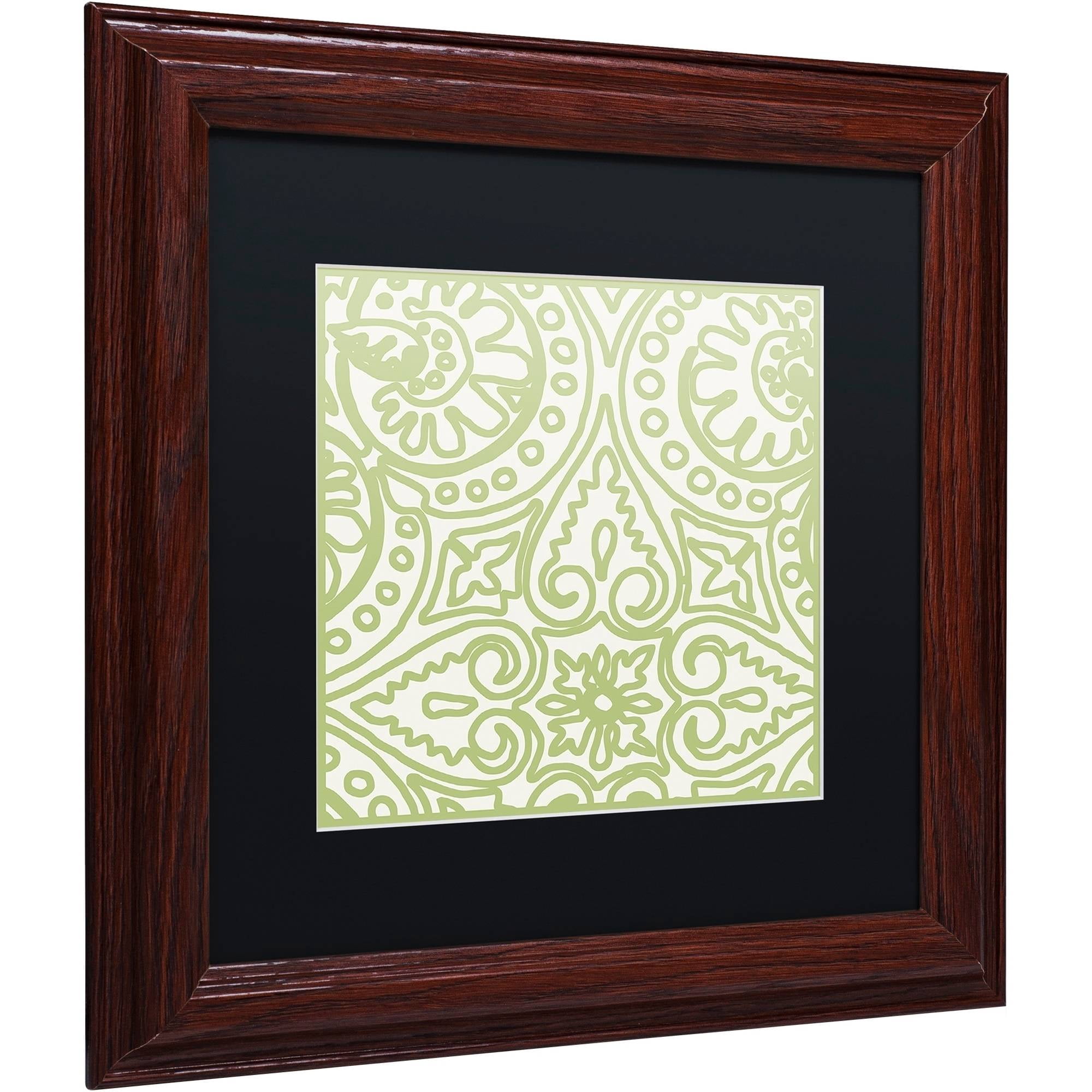 Trademark Fine Art "Dulce IV" Canvas Art by Color Bakery Black Matte, Wood Frame