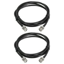 Uxcell 2 PCS RG58 Coaxial Cable 6ft/1.8 M, BNC Male to BNC Male Coax Cable 50 Ohm Low Loss Cable