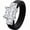 A-Black, variant on Silicone Rings for Women 3 Stones Princess Round Cut Engagement Rings Promise 5A CZ Wedding Ring Jewelry for Her Size 7