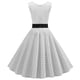 thumbnail image 4 of Puntoco Vestidos Mujer Verano Moda Mujer Corte Contraste Cuello Alto Lunares Vestido Grande, 4 of 7