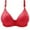 Red, variant on Kaemgyyd Women’s Plus Size Everyday Bras Cute Polka Dot Adjustable Strap Front Closure Bras Full Coverage Padded No Underwire Support Bra