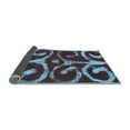 thumbnail image 2 of Ahgly Company Indoor Rectangle Abstract Light Blue Modern Area Rugs, 4' x 6', 2 of 4