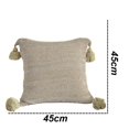 thumbnail image 2 of Handmade Tassel Decorative Pillow Cover, Cushion Cover Sofa Sofa Bed Living Room, 2 of 4