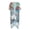 Raccoon Swing, variant on HELLHERO Blue and Pink Floral Pattern Bathing Suit Cover Up Quick Dry Polyester Lightweight Women Beach Kimono Coverup