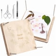 thumbnail image 1 of Kit de prensa de flores de madera, 24,6 x 24,6 cm. Kit de prensado de flores de 8 capas para conservación de plantas. Manualidades con flores prensadas. Conserva de flores para bodas., 1 of 6