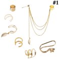 thumbnail image 3 of Manchons d'Oreille Décoratifs Boucles d'Oreilles en Alliage pour Cartilage Boucles d'Oreilles Non Percées pour Femmes, 3 of 10