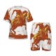 thumbnail image 1 of Balery Vintage Cowboy On A Bronco Horse Conjunto de Pijama Infantil de Manga Corta con Estampado – Ropa de Dormir de Algodón Suave-3X-Large, 1 of 6