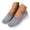 Grey, variant on Modisza Breathable Walking Shoes for Women Slip on Summer Casual Sneakers Comfortable Knitted Upper Memory Foam Work Shoe Red Size 6