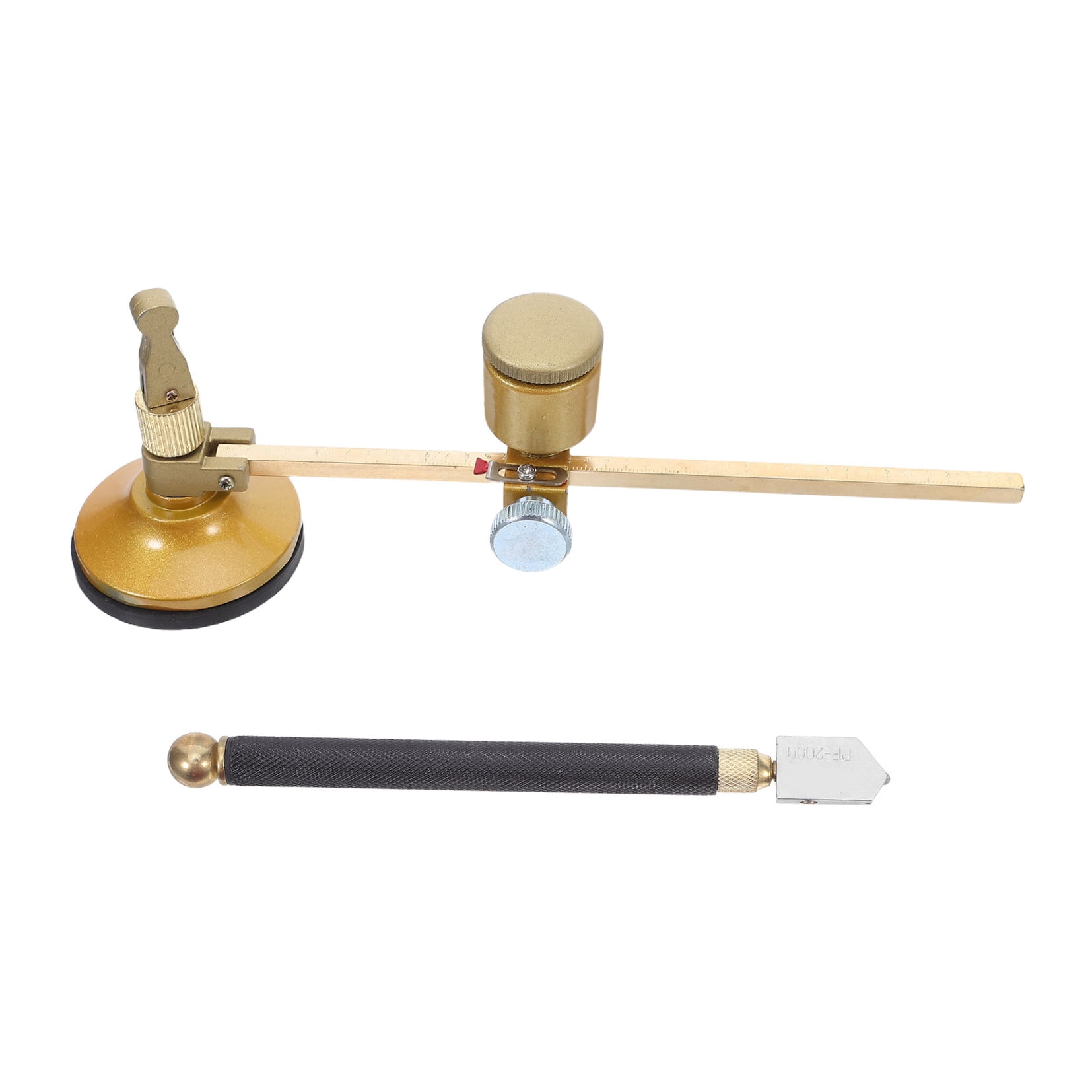 OUNONA 1Set Portable Circular Glass Cutting Tool with Precision Adjustment and Stable Cutting Blade
