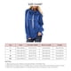 thumbnail image 5 of Sudadera cómoda azul para mujer, sudadera con capucha de manga larga estampada XXL con cordón, 5 of 5