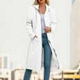 thumbnail image 2 of GEWSEY Women's Zip Up Hoodies Oversized Fleece Long Tunic Sweatshirts Casual Long Sleeve 2025 Fall Hoodie Jacket Coat (White, S), 2 of 5