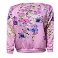 thumbnail image 2 of QJUHUNG Sweat-Shirt Décontracté à Manches Longues pour Femmes Papillon Imprimé Graphique Floral Pull Léger, 2 of 6