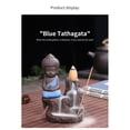 thumbnail image 3 of Kmbangi Tathagata Backflow Incense Burner Ceramic Creative Crafts Ornament, 3 of 9