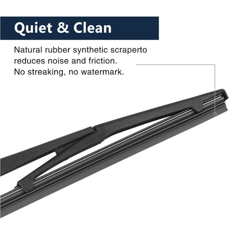 Geelife Rear Windshield Wiper Blade Arm Set 355mm 14" For Toyota 2001-2005 Sienna