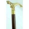 thumbnail image 1 of Mermaid Cane w/ Solid Brass Handle ~ Walking Stick, 1 of 2