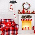 thumbnail image 4 of Injueey Campanilla de viento de Navidad que cambia de Color, lámpara colgante de muñeco de nieve de Papá Noel, iluminación decorativa de Kits de decoración para fiestas muñeco de nieve, 4 of 6