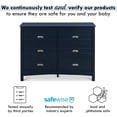 thumbnail image 5 of Carter's by DaVinci Nolan 6-Drawer Dresser in Navy, 5 of 7