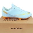 thumbnail image 3 of Unisex Leather Soccer Cleats with Lace-Up Closure - Turf Football Shoes for Men/Women/Youth Training Cleats for Soccer & American Football Shoes, 3 of 6