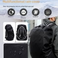 thumbnail image 4 of Funda para mochila de montañismo al aire libre, funda universal para lluvia y polvo, funda impermeable para mochila escolar, 4 of 4