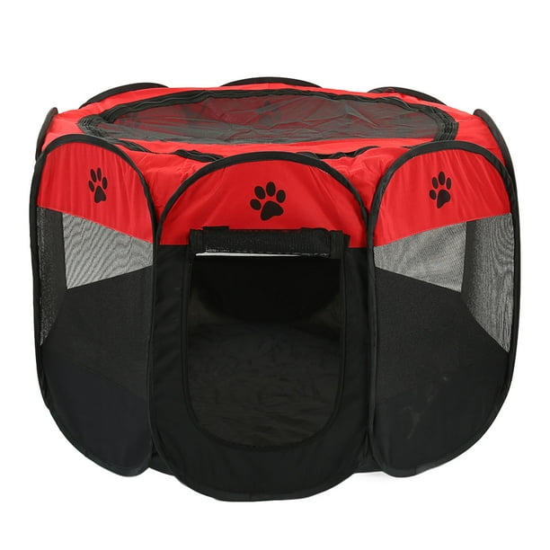 Portable Dog Cat Playpens, Removable Zipper Top Waterproof Reinforced