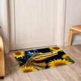 thumbnail image 6 of Sunflower Polyester Non-Slip Machine Washable Bath Rugs Door Rugs Floor Mat, 6 of 6