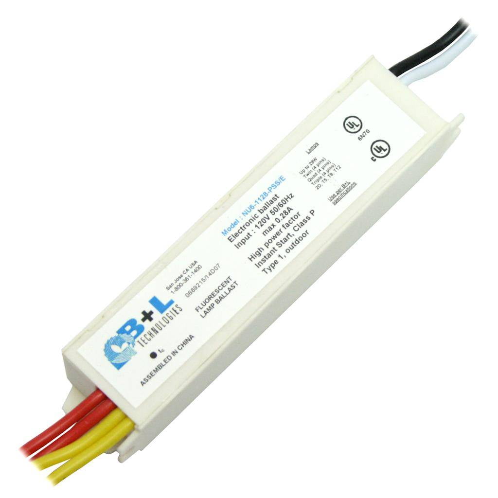 B/&L Technologies 61127 NU6-1128-NT Compact Fluorescent Ballast