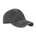 thumbnail image 5 of Toptie Tie Dye Ponytail Baseball Cap for Women Criss Cross Messy High Bun Dye Ponytail Hat-Black, 5 of 8