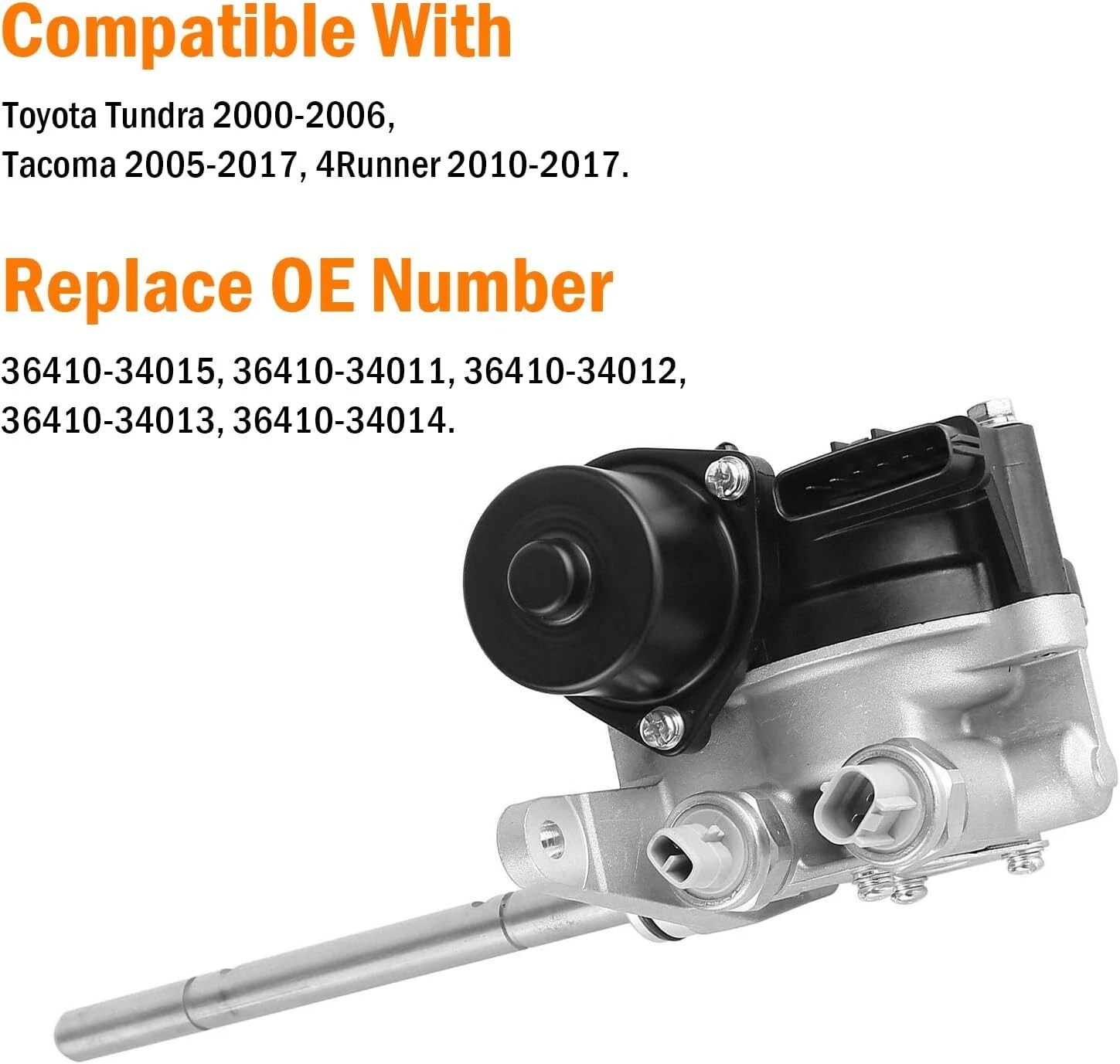 Woudy Transfer Case Shift Actuator Motor for Toyota Tacoma 2005-2015 3641034011