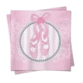 thumbnail image 3 of BALLET Napkin 10 x 10 inches - 20 Pack Ballet Party| Ballet Girl's Party| Ballerina Birthday| Ballet Birthday| Ballerina Table Decor, 3 of 3