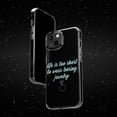 thumbnail image 6 of DistinctInk Clear Hybrid Case for Apple iPhone 14 Pro (6.1" Screen) - Life is Too Short to Wear Boring Jewelry - Lightweight Grip, 6 of 9