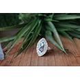 thumbnail image 3 of Amethyst With Blue Topaz Gemstone Ring, 925 Sterling Silver Ring, Two Type Stone Ring, Silver Ring, Women Ring, Charm Ring, Silver Jewelry,., 3 of 4