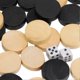 thumbnail image 4 of 3 In 1 Chess Pieces Set Folding Educational Wooden Checkers Board Sets for Kids Adults, 4 of 4