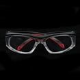 thumbnail image 4 of Gafas protectoras de seguridad Yotijar Unisex Resistente a productos químicos Negro y rojo, 4 of 10