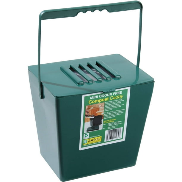 1.3-Gallon Kitchen Compost Bin with 1 Free Carbon Filter - Walmart.com