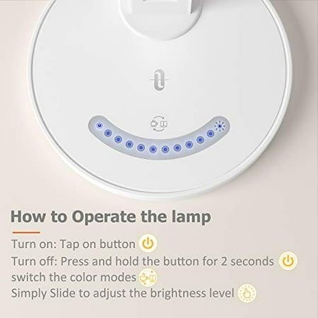 TaoTronics LED Desk Lamp, Eye-caring Table Lamps, Dimmable ...