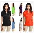 thumbnail image 3 of Women's Golf Polo T Shirts Lightweight Moisture Wicking Short Sleeve Shirt Tennis Shirt Quick Dry Non-Button XS-4XL, 3 of 8