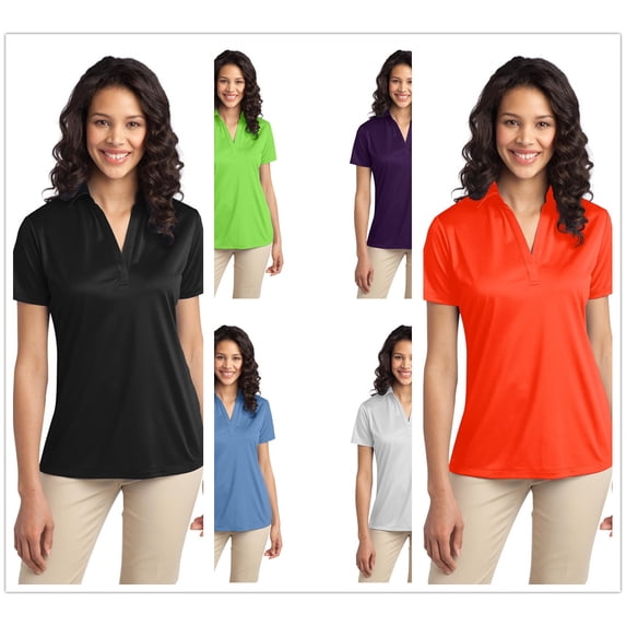 Golf Polo Shirts for Women Slim Fit Sports Shirts Quick Dry Athletic Polo for Tennis Climbing Travel Outdoor Activity Yoga Daily Casual Wear