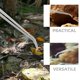 thumbnail image 3 of unbranded 2Ud Pinzas Largas De Metal Para Reptiles En Acuarios Con Recta Y Curva Plata, 3 of 7