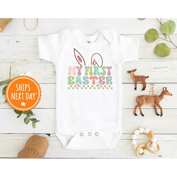 My First Easter Baby Onesie, 1St Easter Bodysuit, Cute Easter Baby Gift Cute Baby Onesie, BABY BODYSUIT LAT 4424