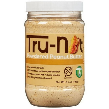Tru Nut Powdered Peanut Butter, 6.7 oz Jar