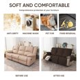 thumbnail image 3 of UPONRAY Waterproof Recliner Covers, Non-Slip 3 Seater Recliner Chair Covers, Washable Furniture Protectors Reclining Chair Cover for Kids Pet Dog(3 Seater,Chocolate), 3 of 11