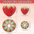 thumbnail image 3 of 1 Pack 11.7 Inch Strawberry Paper Lanterns, 3D Fruit Shaped Hanging Decorations for Birthday Parties, Baby Showers, Weddings, Reusable Rice Paper Garden Decor, 3 of 8