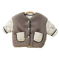 thumbnail image 2 of Esaierr Toddler Kids Fall Winter Jacket Cotton Coat for Boys Girls,Baby Thickened Warm Fleece Outerwear Cute Newborn New Cotton Coats for 9M-6 Years Old, 2 of 8